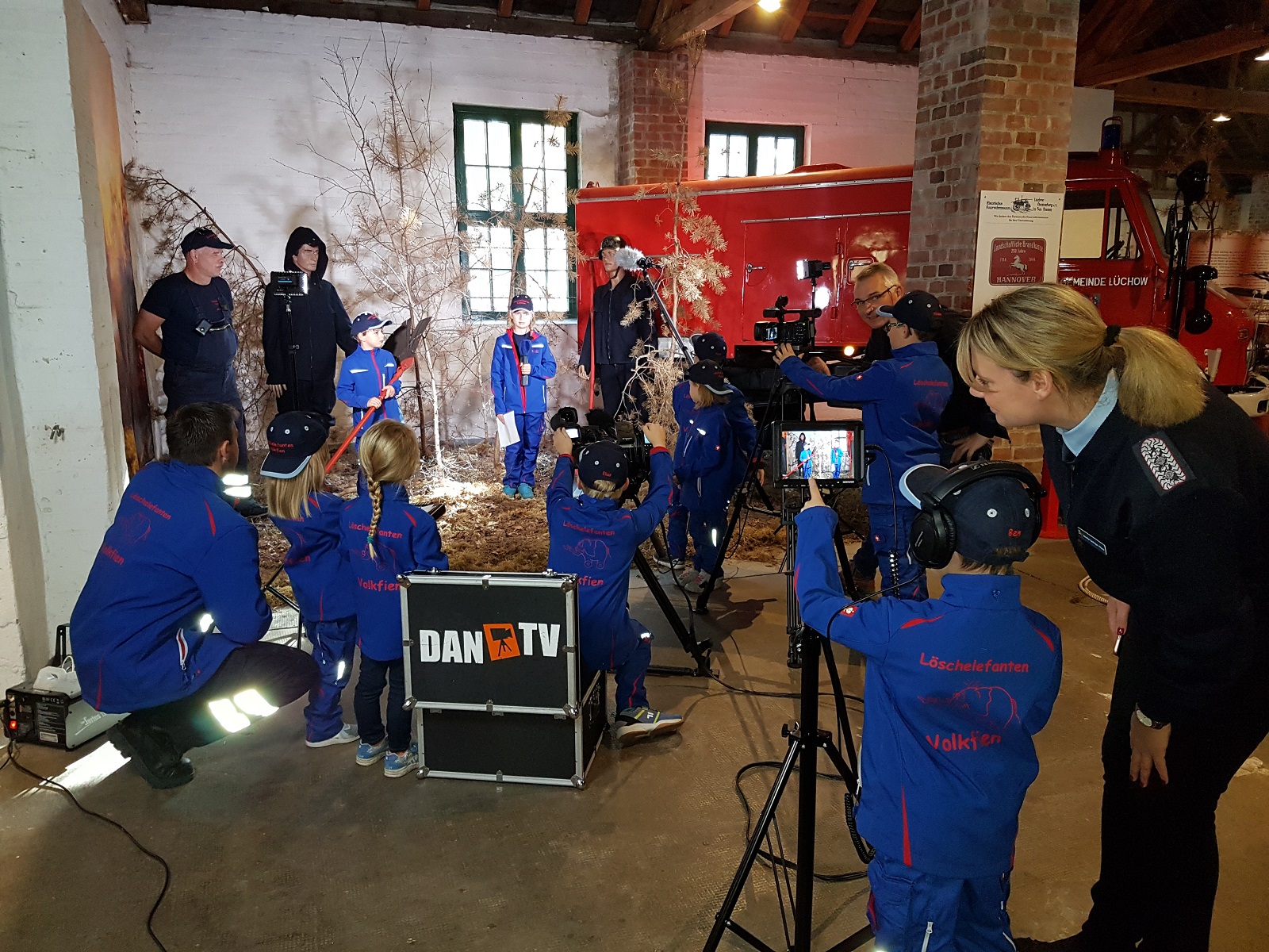 Das Feuerwehrmuseum in Neu Tramm wird multimedial gestaltet